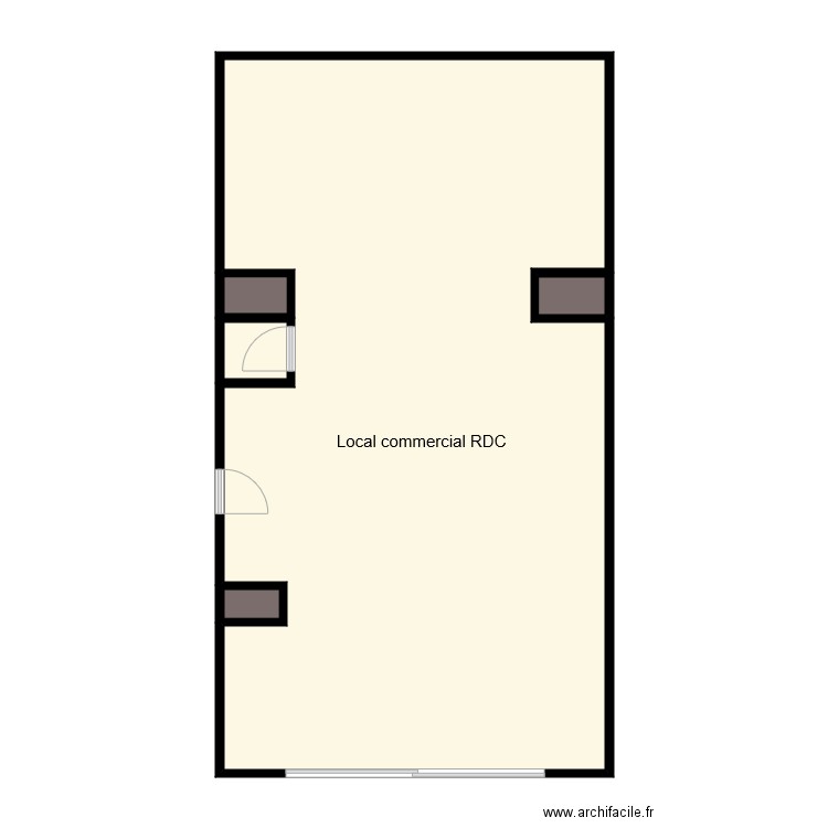SCI LE LAS RDC. Plan de 0 pièce et 0 m2