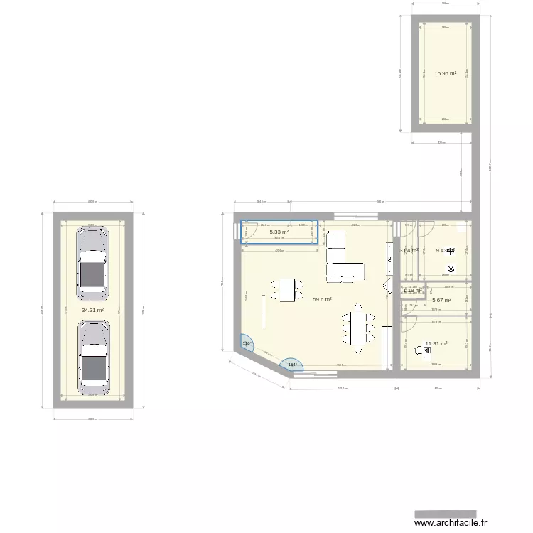 projet lir&eacute; 14 mars bis. Plan de 
