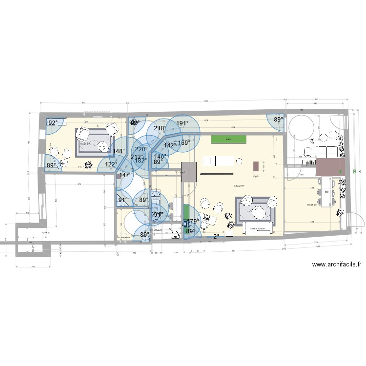 diane amenagement v2. Plan de 0 pièce et 0 m2
