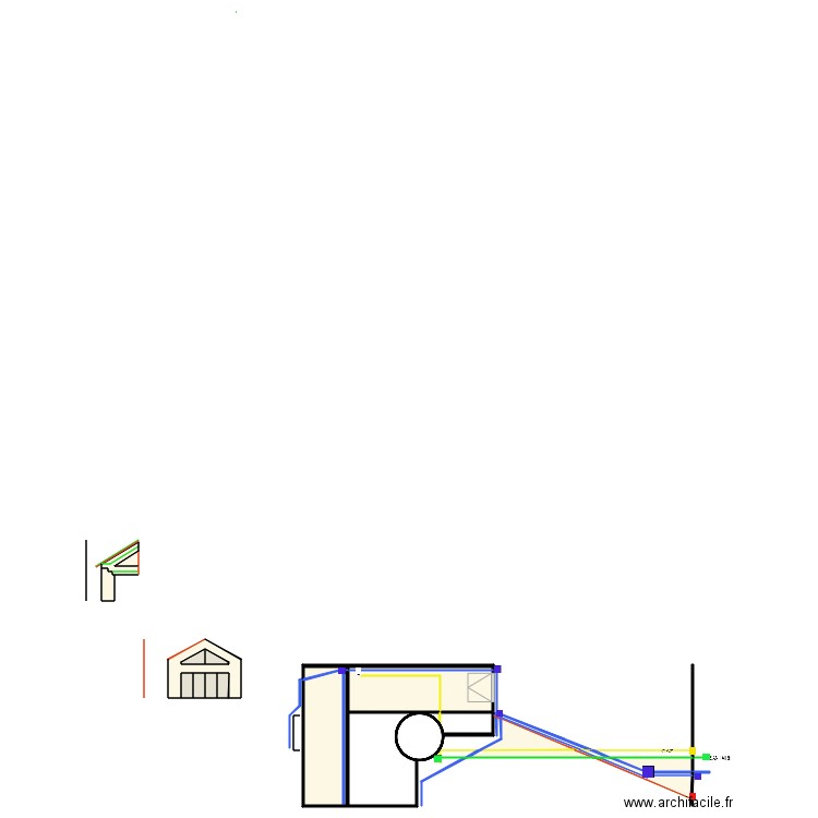 maison. Plan de 28 pièces et 146 m2