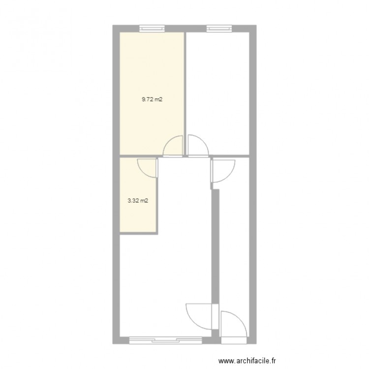 Garage 2 cabinets projet1. Plan de 0 pièce et 0 m2