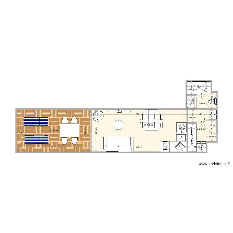 Studio Britania V5. Plan de 0 pièce et 0 m2