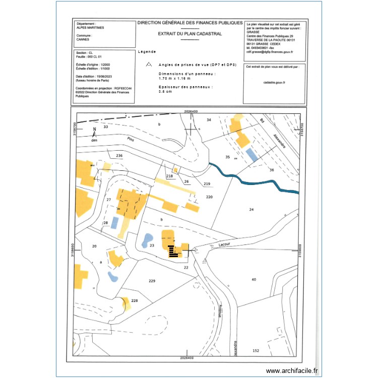 DP2 - HAYAT - Vue Eloign&eacute;e. Plan de 0 pièce et 0 m2