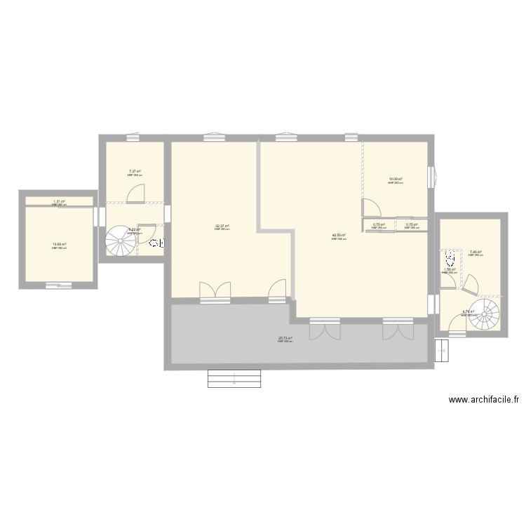 Villa RIOU Benjamin et Ludo. Plan de 0 pièce et 0 m2