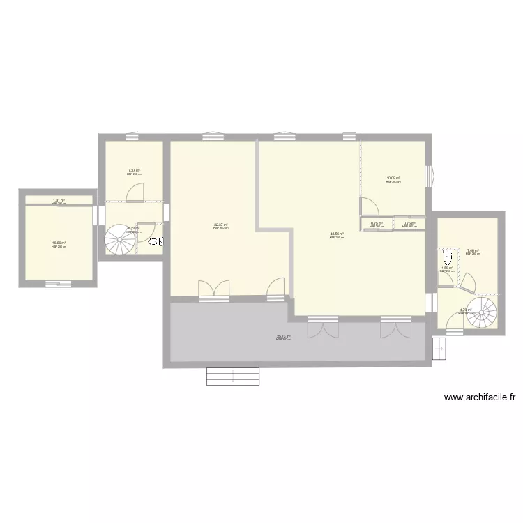 Villa RIOU Benjamin et Ludo. Plan de 