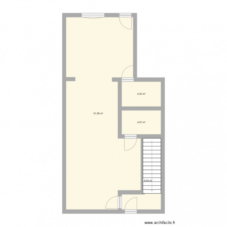 diels rdc. Plan de 0 pièce et 0 m2