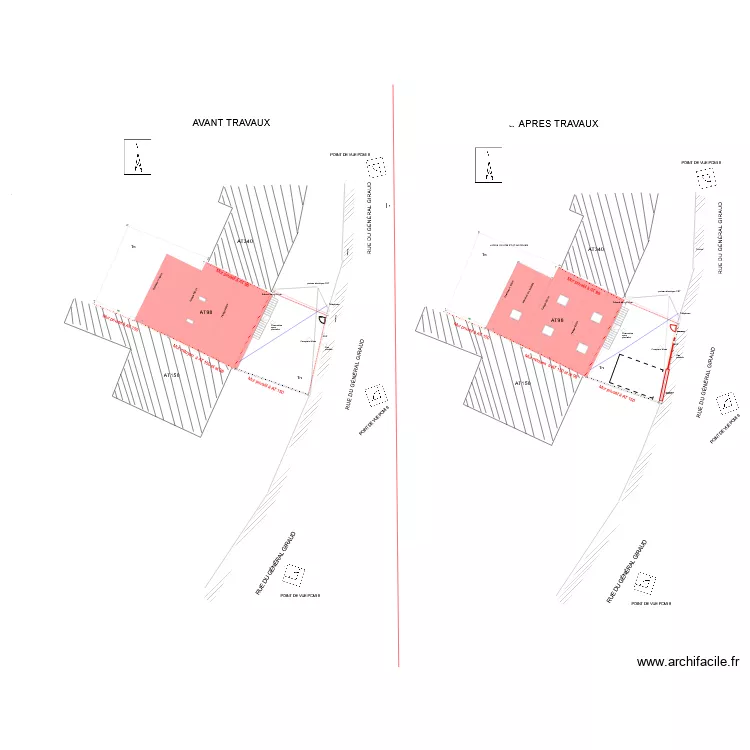 plan de masse c&ocirc;t&eacute; 3 dimensions en cours d amelioration. Plan de 