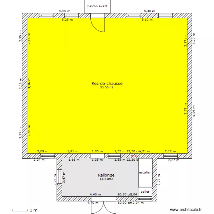 2240 rez-de-chaussé. Plan de 2240 rez-de-chaussé. Plan de