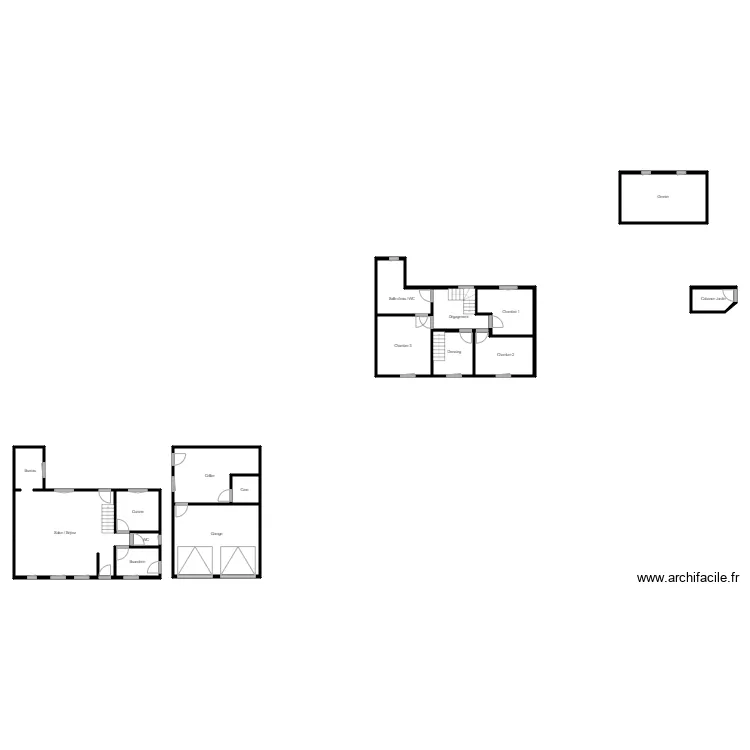 JULIEN combourg. Plan de 