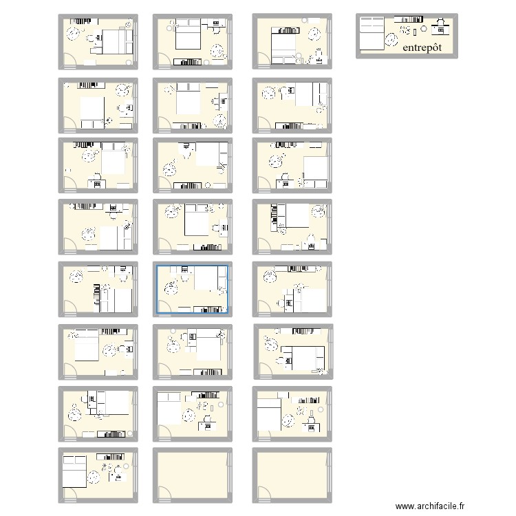 ma chambre 1. Plan de 25 pièces et 344 m2