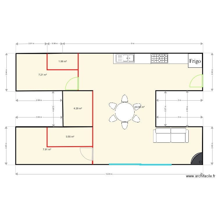 modelo H 2  40  20. Plan de 0 pièce et 0 m2