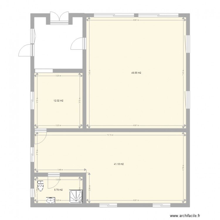 GAR. Plan de 0 pièce et 0 m2