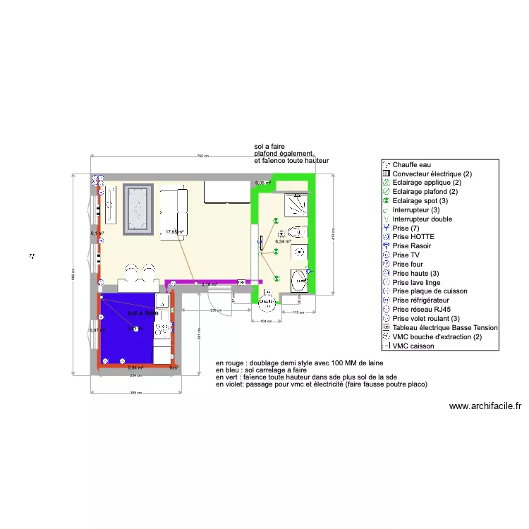 PLAN STUDIO. Plan de 