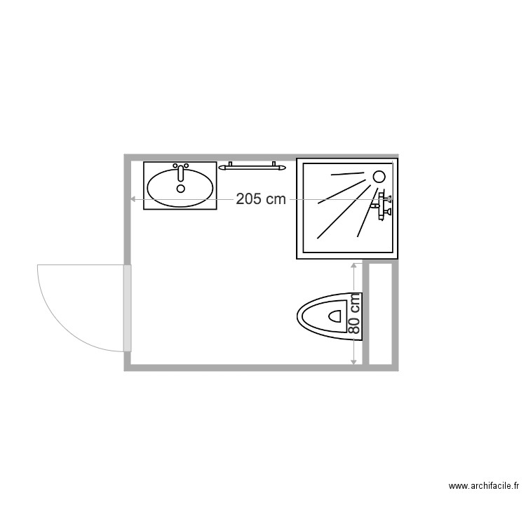 karl sdb. Plan de 0 pièce et 0 m2