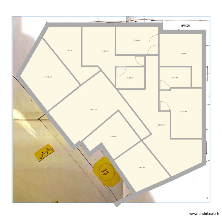 2IEME ETAGE ORIGINAL. Plan de 0 pièce et 0 m2