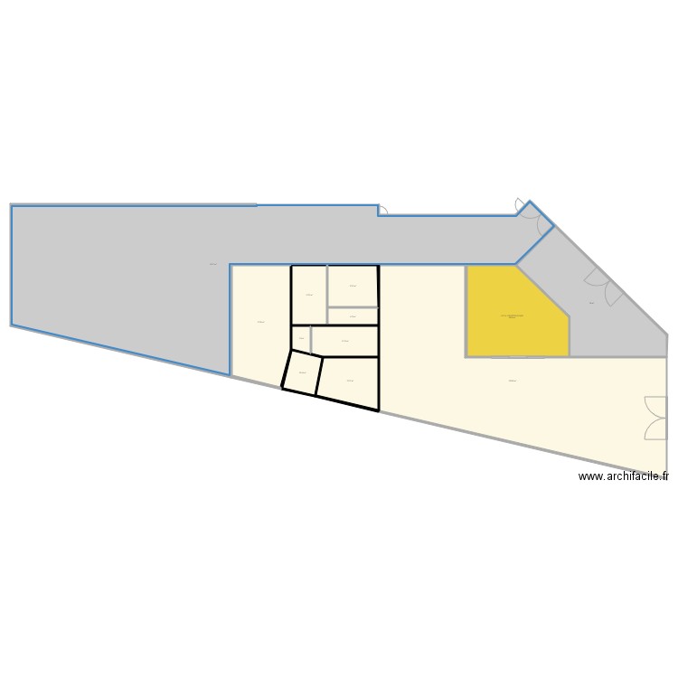 ak99 1005B SIMULATION RESIDENCE ETUDIANTE. Plan de 0 pièce et 0 m2