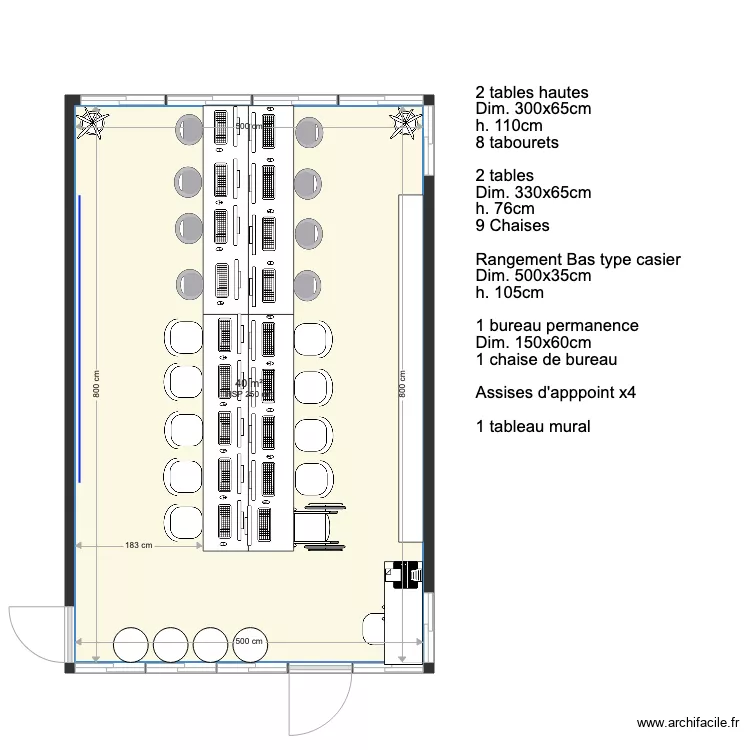 Espace Multim&eacute;dia 3. Plan de 