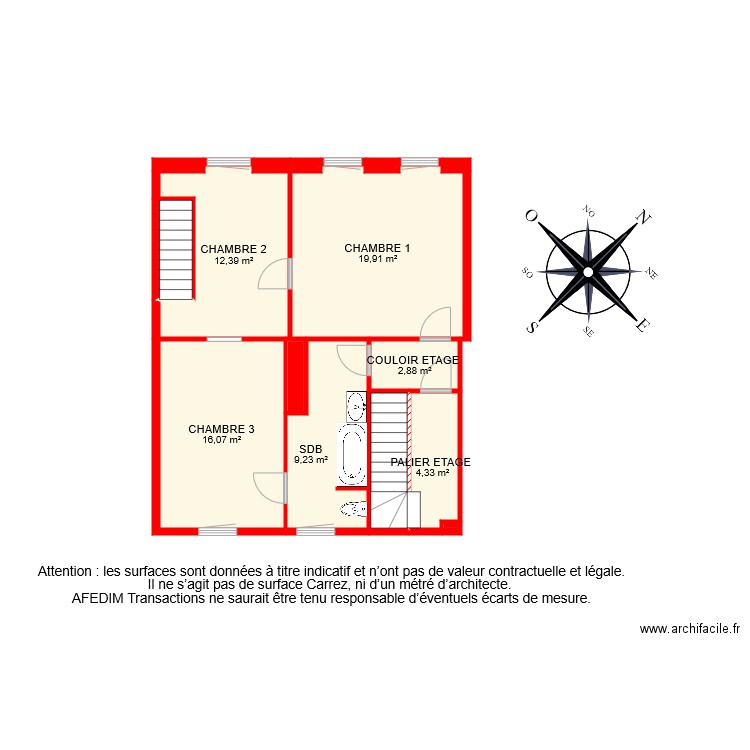 BI 6202 ETAGE 3. Plan de 0 pièce et 0 m2