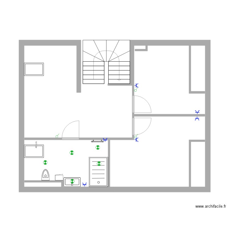 Amenagement comble 2. Plan de 0 pièce et 0 m2