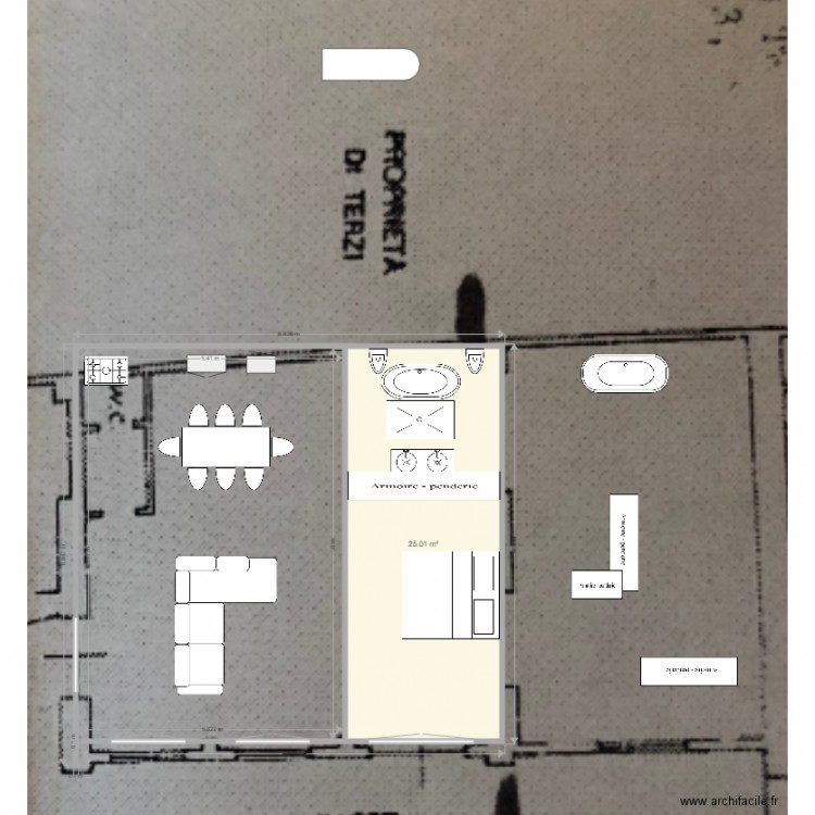 bbb. Plan de 0 pièce et 0 m2