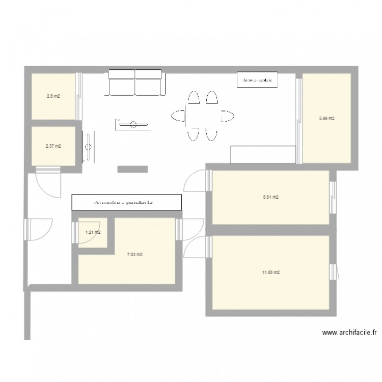 Charpentier 4. Plan de 0 pièce et 0 m2