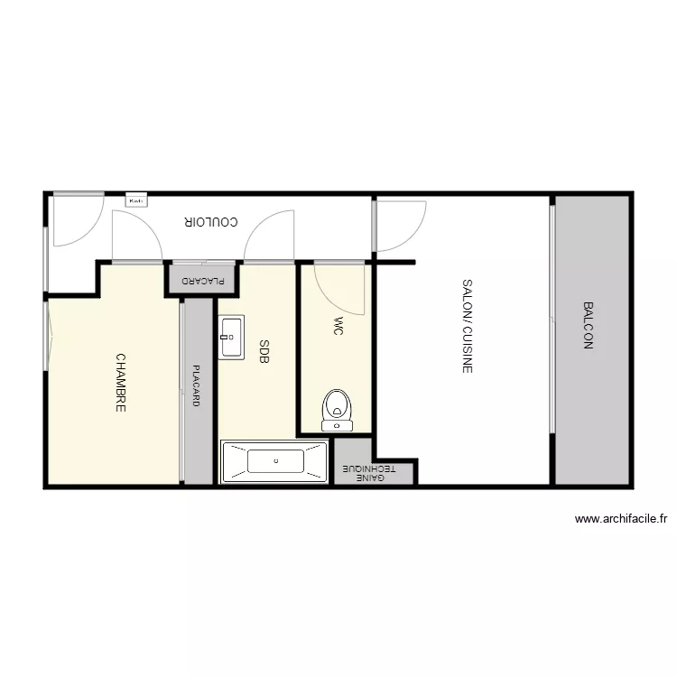 CHOMET RODIER. Plan de 