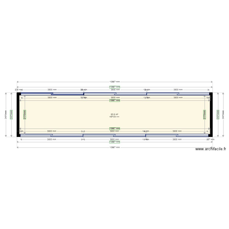 plan de balcon . Plan de 0 pièce et 0 m2