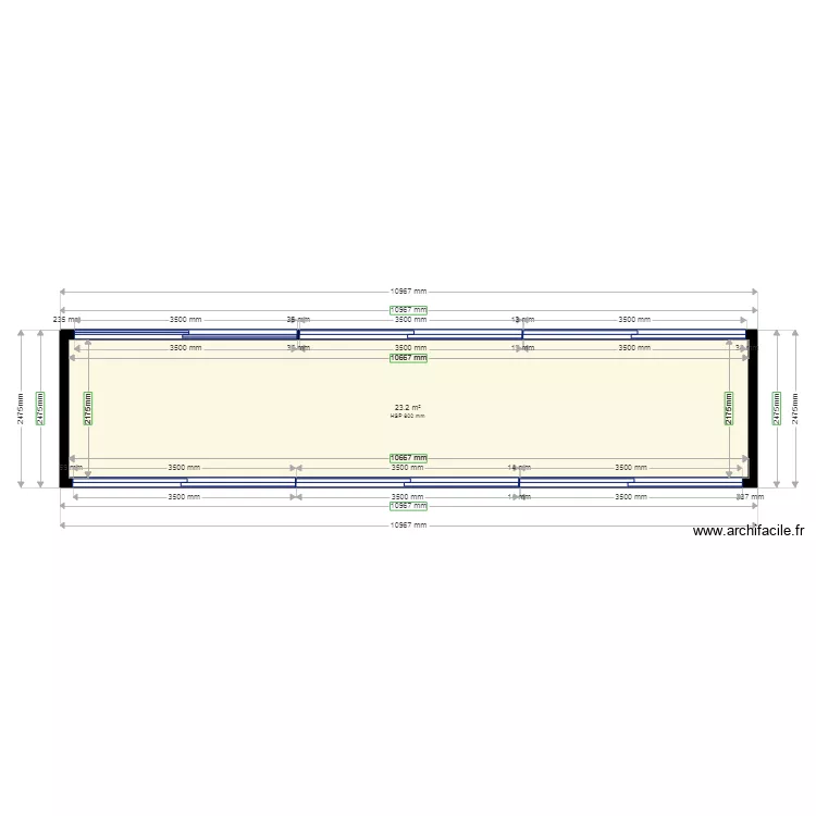 plan de balcon . Plan de 