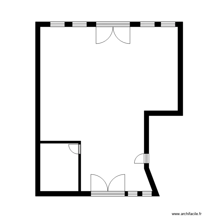 GUETTLIFF local commercial. Plan de 