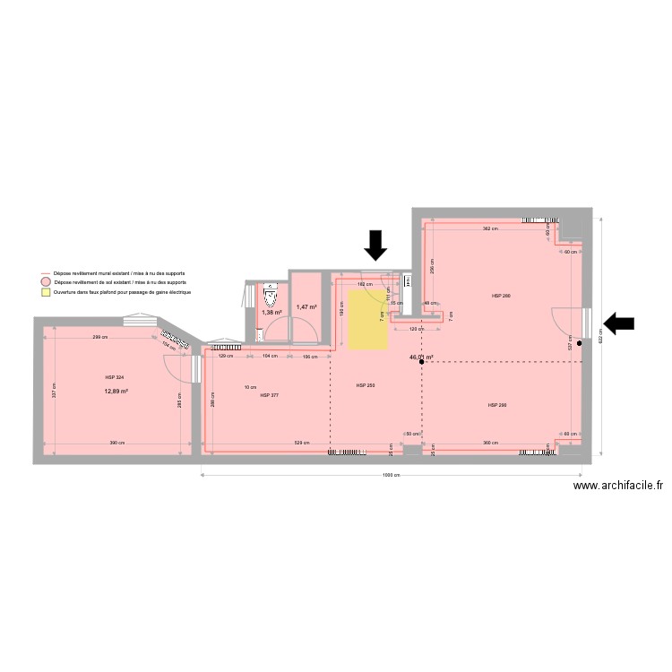 LIBRAIRIE PLAN DEMOLITION. Plan de 0 pièce et 0 m2