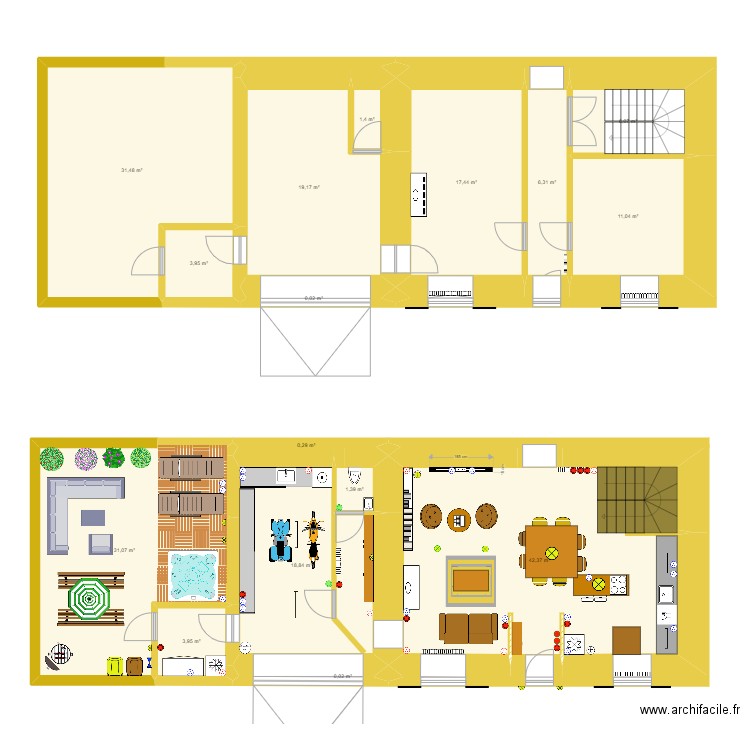 RDC Bruyères et montbérault. Plan de 0 pièce et 0 m2