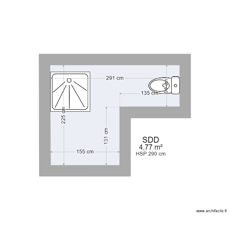 SDD 1. Plan de 0 pièce et 0 m2