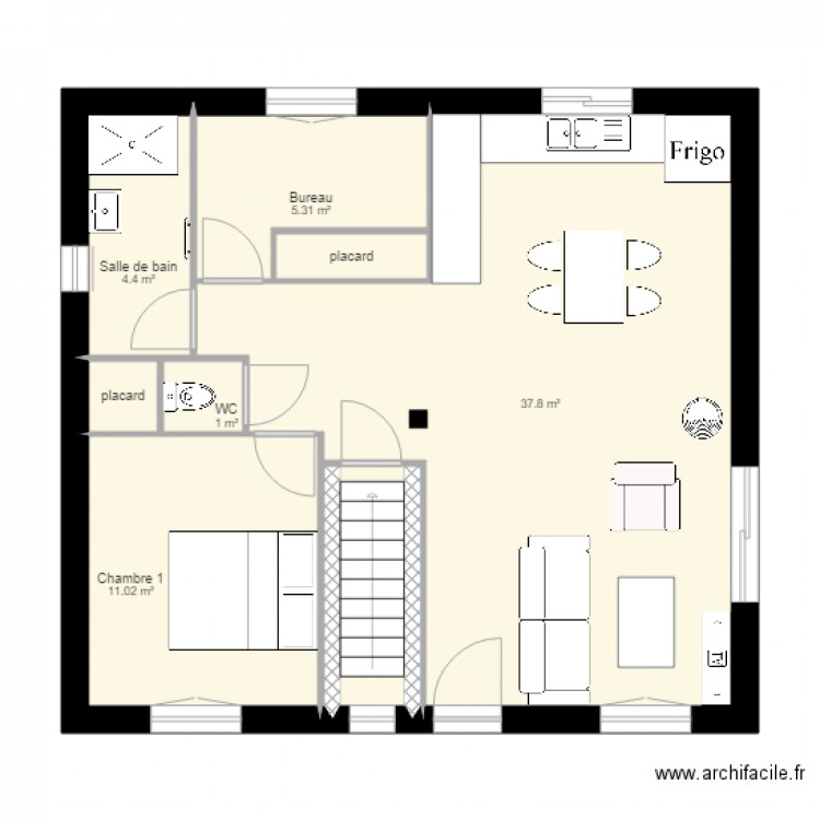 Maison 4. Plan de 0 pièce et 0 m2