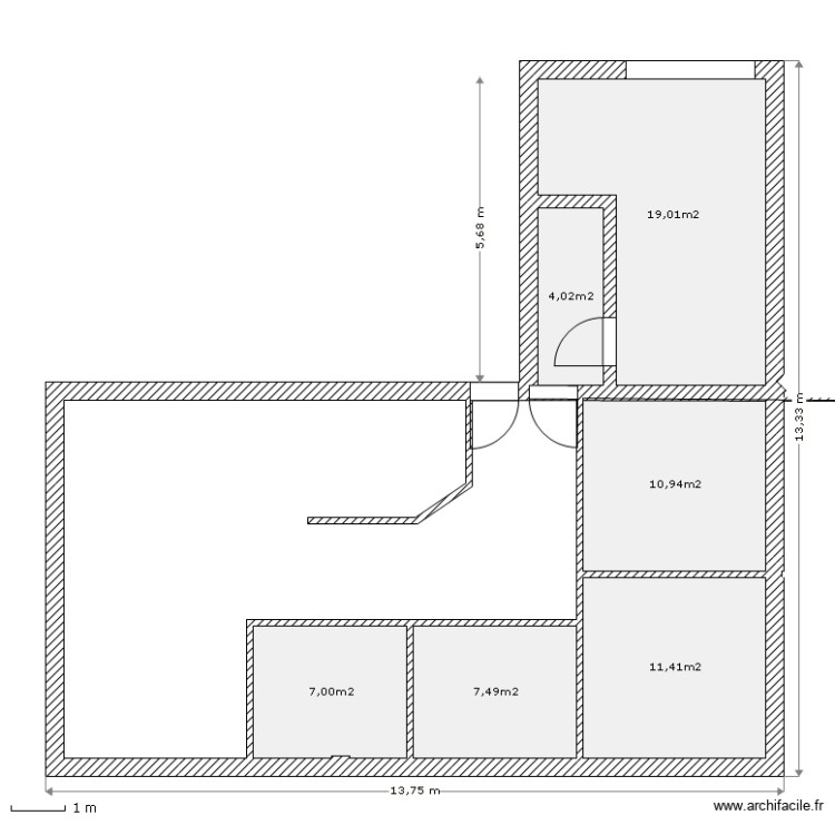 Plan. Plan de 0 pièce et 0 m2