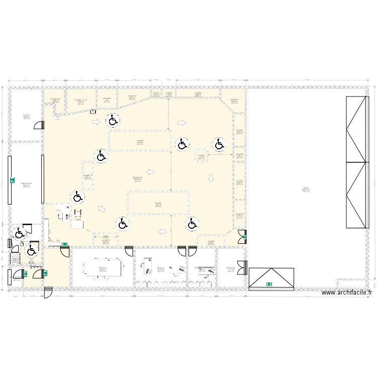 magasin 27. Plan de 0 pièce et 0 m2