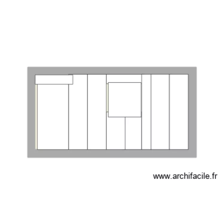 Am&eacute;nagement buanderie. Plan de 