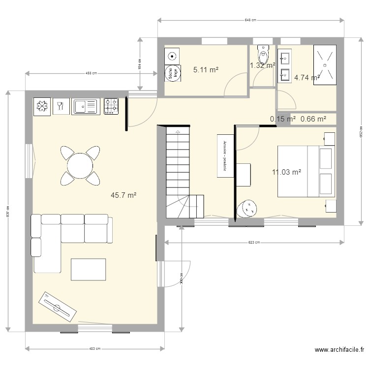 maison St Quentin 3  . Plan de 0 pièce et 0 m2