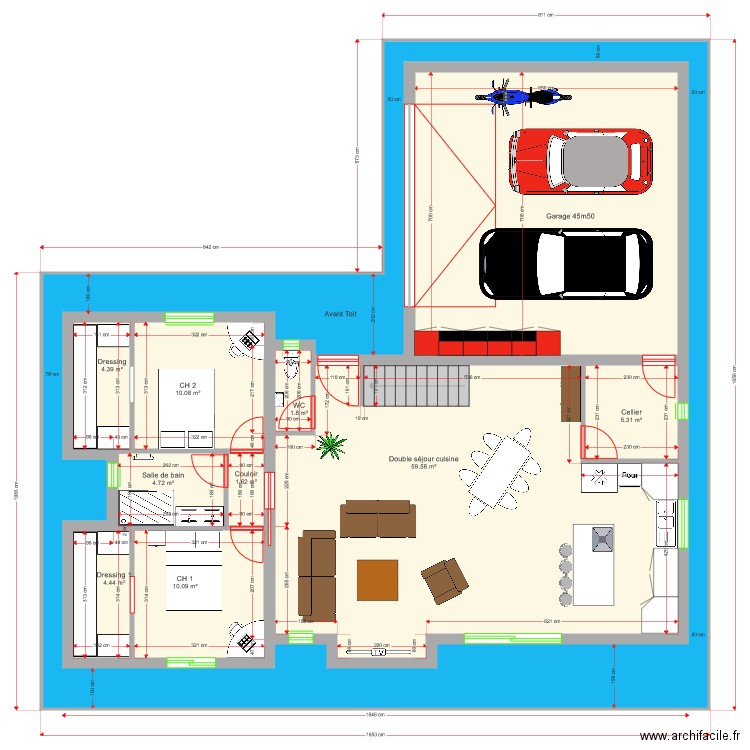 Plan avec Etage 142m2 Ter. Plan de 0 pièce et 0 m2
