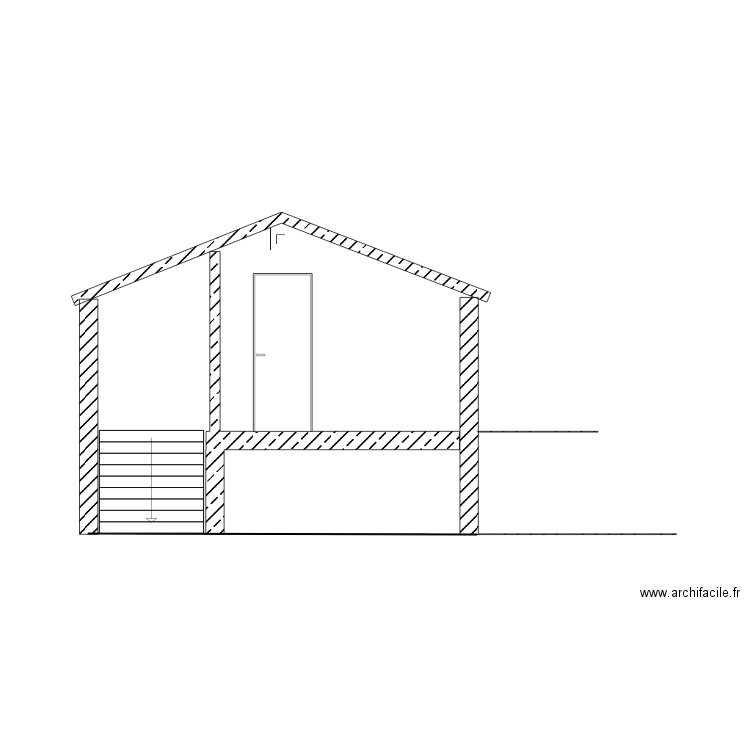 coupe BB. Plan de 0 pièce et 0 m2