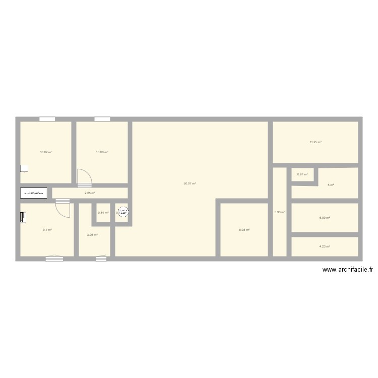 Maison avec extension 3. Plan de 0 pièce et 0 m2