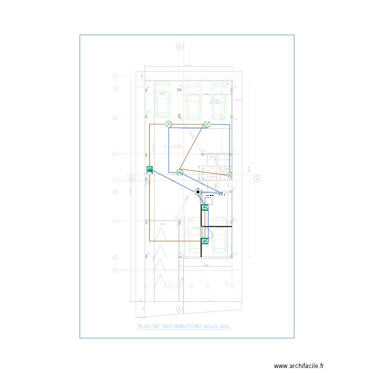 Eclairage de sécurité Sous sol. Plan de 0 pièce et 0 m2