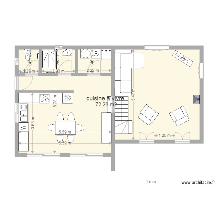 maison de campagne situation 1. Plan de 0 pièce et 0 m2