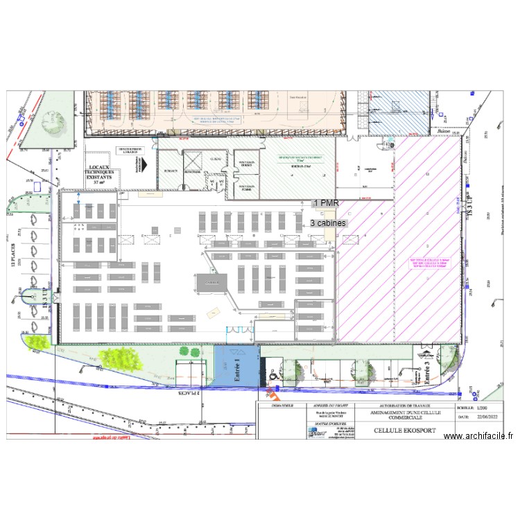 LE PONTET MAJ 4. Plan de 5 pièces et 345 m2