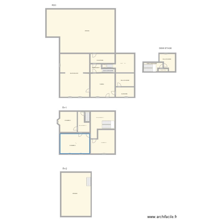 LAMBERT AUTHE. Plan de 0 pièce et 0 m2