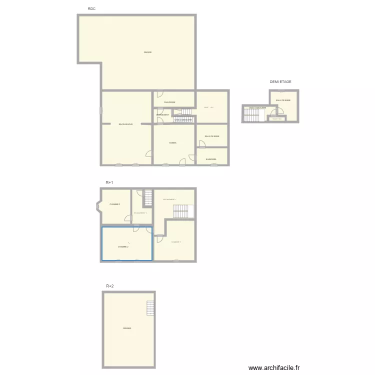 LAMBERT AUTHE. Plan de 