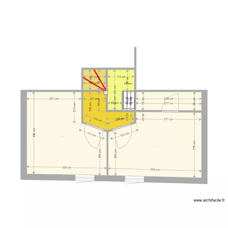 grange 3 décembre 2018 avec cotes. Plan de grange 3 décembre 2018 avec cotes. Plan de
