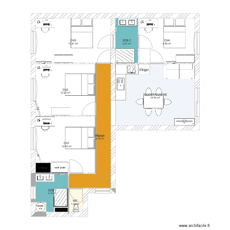 SILLAC. Plan de 0 pièce et 0 m2