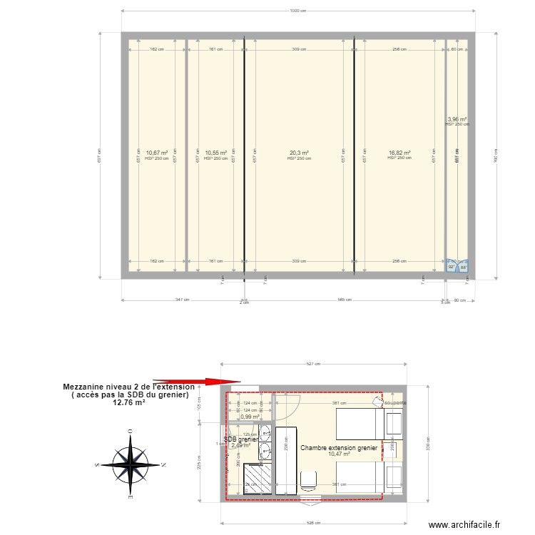 extension 9 1NIVEAU3. Plan de 0 pièce et 0 m2