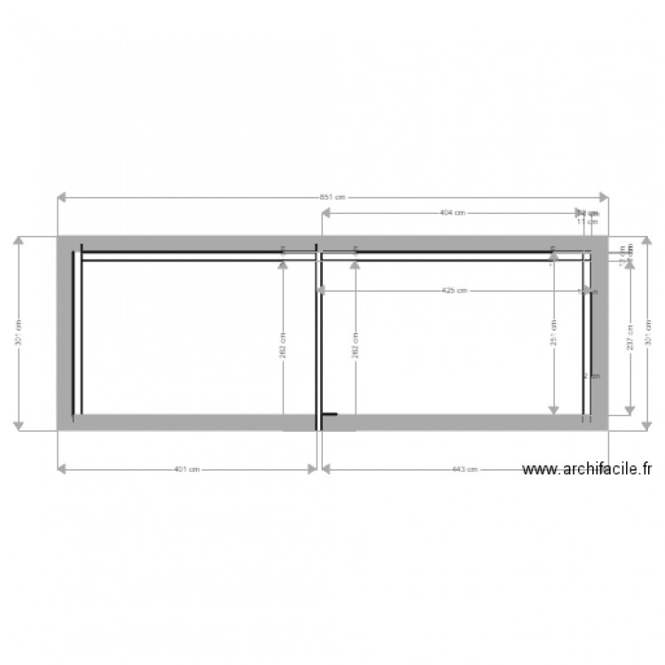 terrazzo antony. Plan de 0 pièce et 0 m2