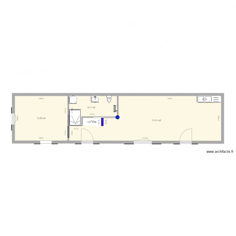 maisonette MEUBLE. Plan de 0 pièce et 0 m2